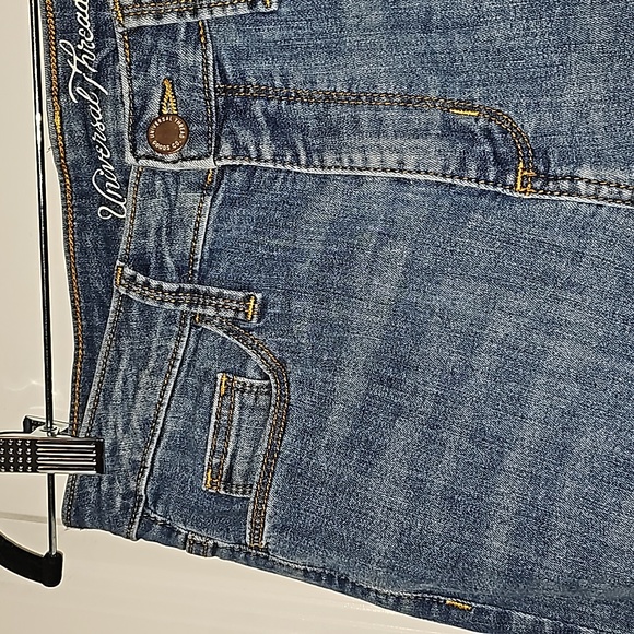 Universal thread Hi-Rise Skinny Stretch Medium Denim Wash Size 4 VGUC - Picture 4 of 12